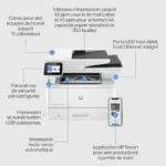 Imprimante hp laserjet Noir Blanc 4103fdw – Image 5