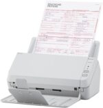 Fujitsu SP-1130N Scanner, Professional 30ppm Ethernet USB 3.2 A4 Duplex ADF Office Scanner