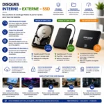 Disc interne - externe - ssd
