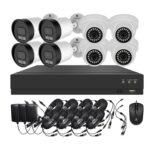 Kit de sécurité domestique 8 canaux Full HD avec caméra extérieure étanche et DVR, système de caméra AHD 8 canaux – Image 3