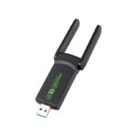 Adaptateur WiFi de bureau haute vitesse USB 3.0 double bande AC1300, périphérique réseau sans fil ODM OEM, récepteur longue portée 5 GHz – Image 2