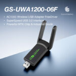 Adaptateur WiFi de bureau haute vitesse USB 3.0 double bande AC1300, périphérique réseau sans fil ODM OEM, récepteur longue portée 5 GHz – Image 6