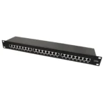 Panneau de brassage RJ45 19 pouces, CAT.6, 24 ports, Blindé – Image 2